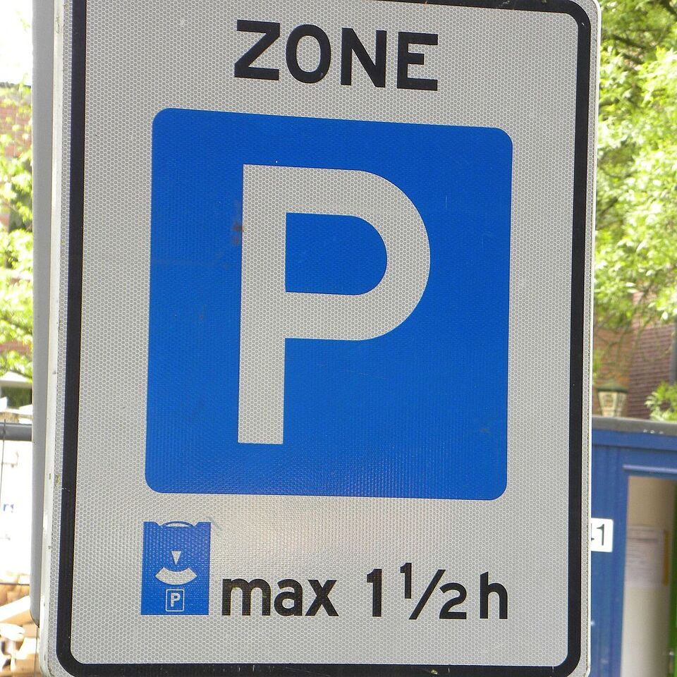 Verkeersbord parkeerschijfzone